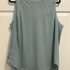 Lululemon Sculpt vent back tank top blue XXL 18/20